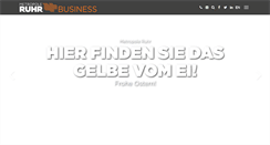 Desktop Screenshot of business.metropoleruhr.de