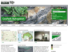 Tablet Screenshot of geopark.metropoleruhr.de