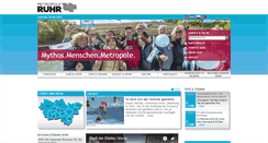 Desktop Screenshot of metropoleruhr.de